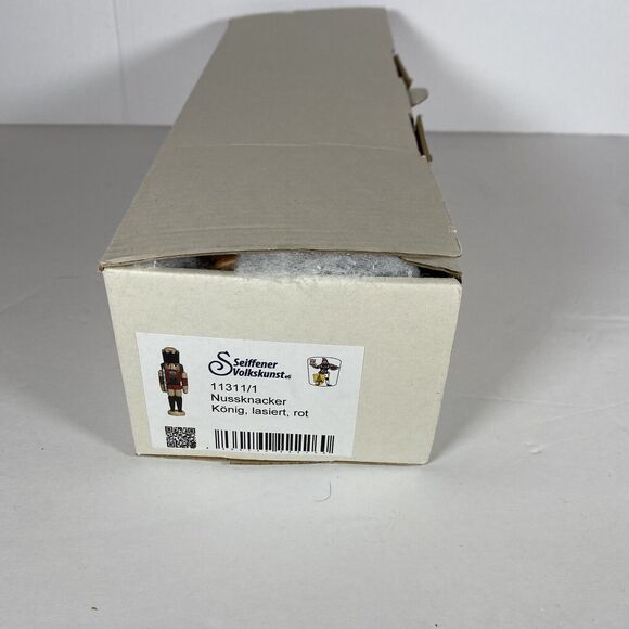 Seiffener Volkskunst Nutcracker - King, 11” Model 11311/1 - Picture 14 of 14